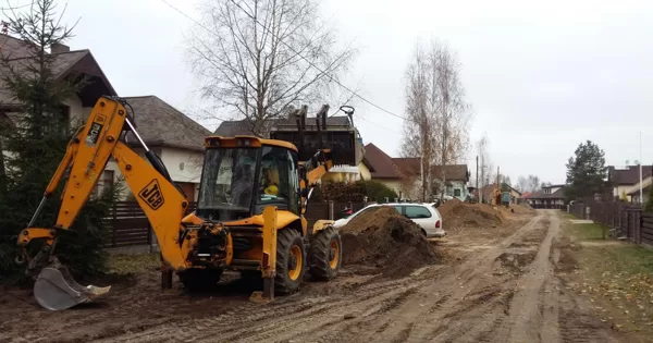 Ūdensvada un kanalizācijas būvniecība Aveņu ielā, Ozolniekos