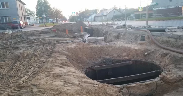 Jelgavas novada Sporta centra stāvlaukuma Aviācijas ielā, Jelgavā izbūve
